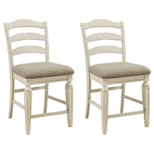 Realyn Counter Height Dining Table and 6 Barstools