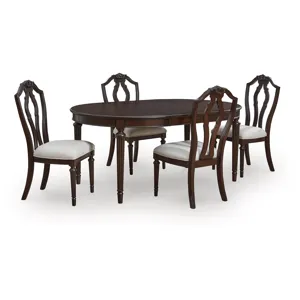 Lavinton Extension Dining Table and 4 Chairs