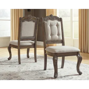 Charmond Dining Table and 6 Chairs with Buffet