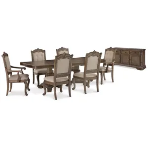 Charmond Dining Table and 6 Chairs with Buffet