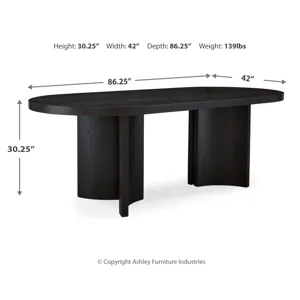 Rowanbeck Dining Table and 6 Chairs