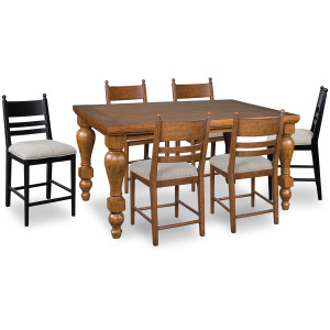 Chadworth Counter Height Dining Table and 6 Barstools