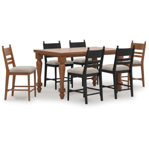 Chadworth Counter Height Dining Table and 6 Barstools
