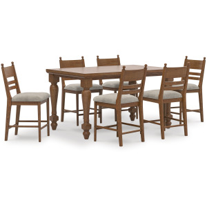 Chadworth Counter Height Dining Table and 6 Barstools