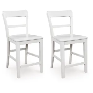 Greddinton Counter Height Dining Table and 4 Barstools