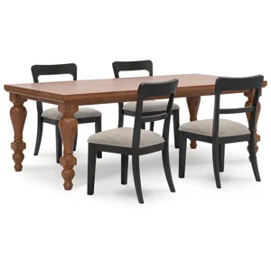 Chadworth Dining Table and 4 Chairs