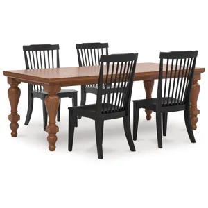 Greddinton Dining Table and 4 Chairs
