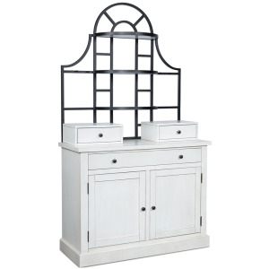 GREDDINTON BAKERS RACK W/ HUTCH