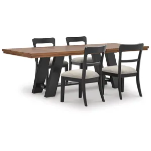 Greddinton Extension Dining Table and 4 Chairs