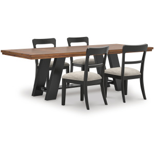 Chadworth Extension Dining Table and 4 Chairs