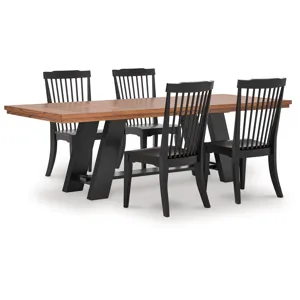 Greddinton Extension Dining Table and 4 Chairs