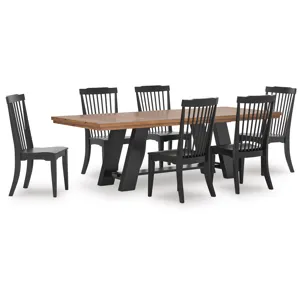 Greddinton Extension Dining Table and 6 Chairs