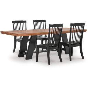 Chadworth Extension Dining Table and 4 Chairs
