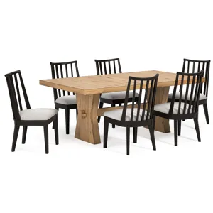Galliden Dining Table and 6 Chairs