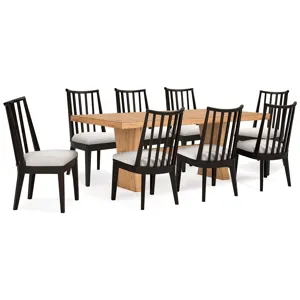Galliden Dining Table and 8 Chairs