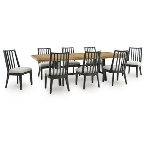 Galliden Extension Dining Table and 8 Chairs