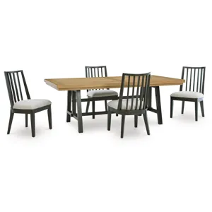 Galliden Extension Dining Table and 4 Chairs