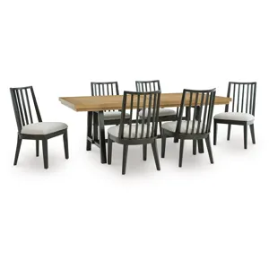 Galliden Extension Dining Table and 6 Chairs