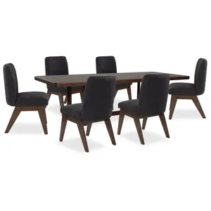 Kendamor Extension Dining Table and 6 Chairs