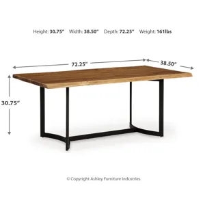 Fortmaine Dining Table and 4 Chairs