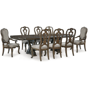 Maylee Dining Table and 8 Chairs