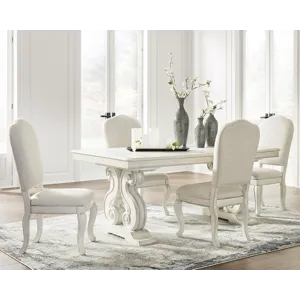 Arlendyne Dining Table and 4 Chairs