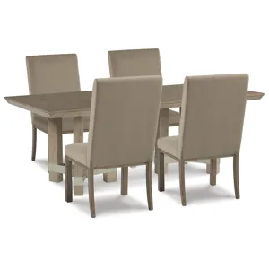 Chrestner Dining Table and 4 Chairs