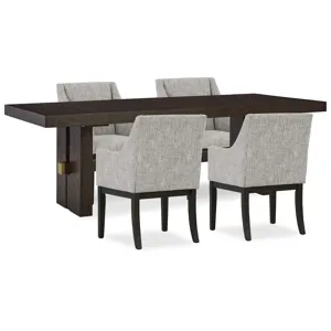 Burkhaus Dining Table and 4 Chairs