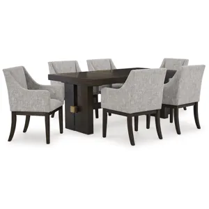 Burkhaus Dining Table and 6 Chairs