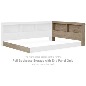 Oliah Full Bookcase Storage with End Panel