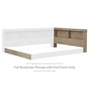 Oliah Full Bookcase Storage with End Panel