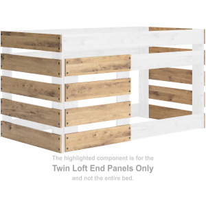 Larstin Twin Loft End Panels