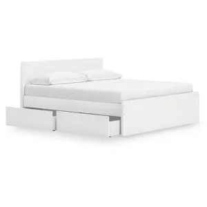 Onita King Panel Platform Bed with Storage