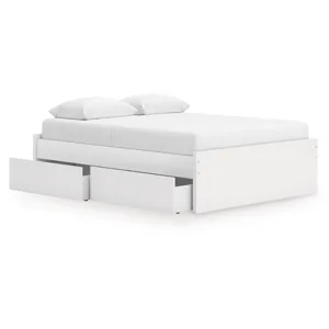 Onita Queen Platform Bed with 1 Side Storage