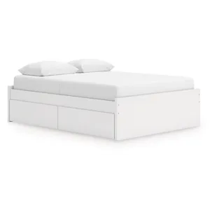 Onita Queen Platform Bed with 1 Side Storage