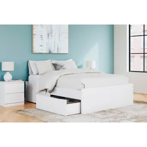 Onita Queen Platform Bed with 1 Side Storage