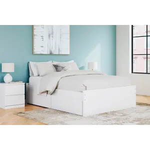 Onita Queen Platform Bed with 1 Side Storage