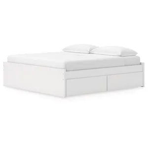 Onita King Platform Bed with 2 Side Storage