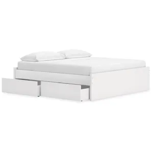 Onita King Platform Bed with 2 Side Storage