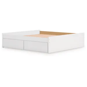 Onita King Platform Bed with 1 Side Storage