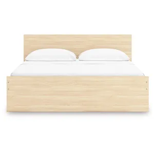 Onita King Panel Platform Bed with 2 Side Storage