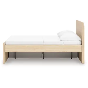 Onita Full Panel Platform Bed with 1 Side Storage