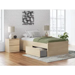 Onita Twin Platform Bed with 1 Side Storage