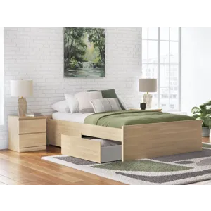 Onita Queen Platform Bed with 1 Side Storage