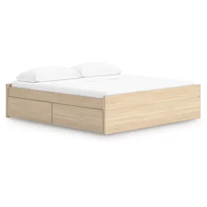 Onita King Platform Bed with 2 Side Storage