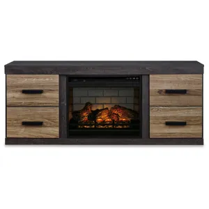 Harlinton 60" TV Stand with Electric Fireplace