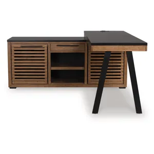 Kallari Credenza with Desk Return