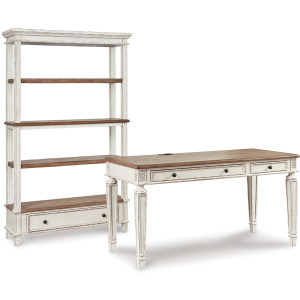 Realyn Desk and Bookcase