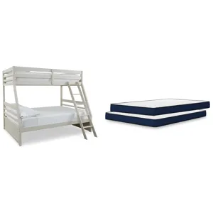 Robbinsdale Twin over Full Bunk Bed and Mattresses