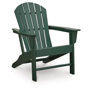 SUNDOWN GREEN ADIRONDACK CHAIR